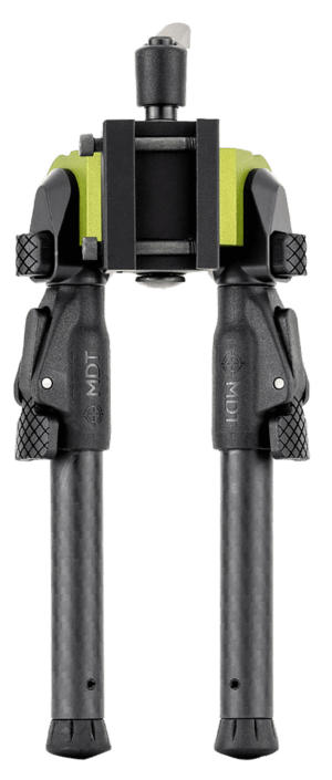 Mdt Sporting Goods Inc 105561GRN GRND-POD  Green/Black 4.50″-9″ Carbon Fiber/Aluminum  Adj. Throw Lever  4 Leg Postitions  Fits ARCA Rail & RRS Dovetail