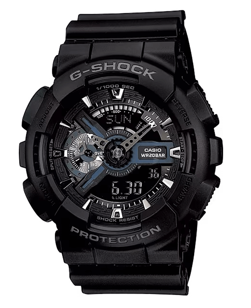 G-shock GA1101BCR G-Shock Tactical Black Stainless Steel Bezel 145-215mm G-shock GA1101BCR G-Shock Tactical Black Stainless Steel Bezel 145-215mm