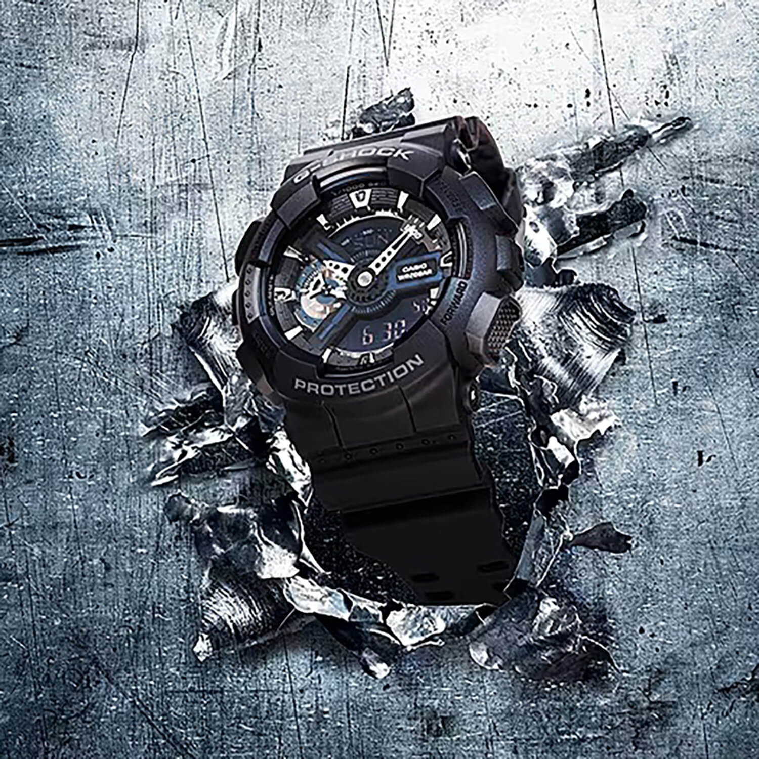 G-shock GA1101BCR G-Shock Tactical Black Stainless Steel Bezel 145-215mm G-shock GA1101BCR G-Shock Tactical Black Stainless Steel Bezel 145-215mm