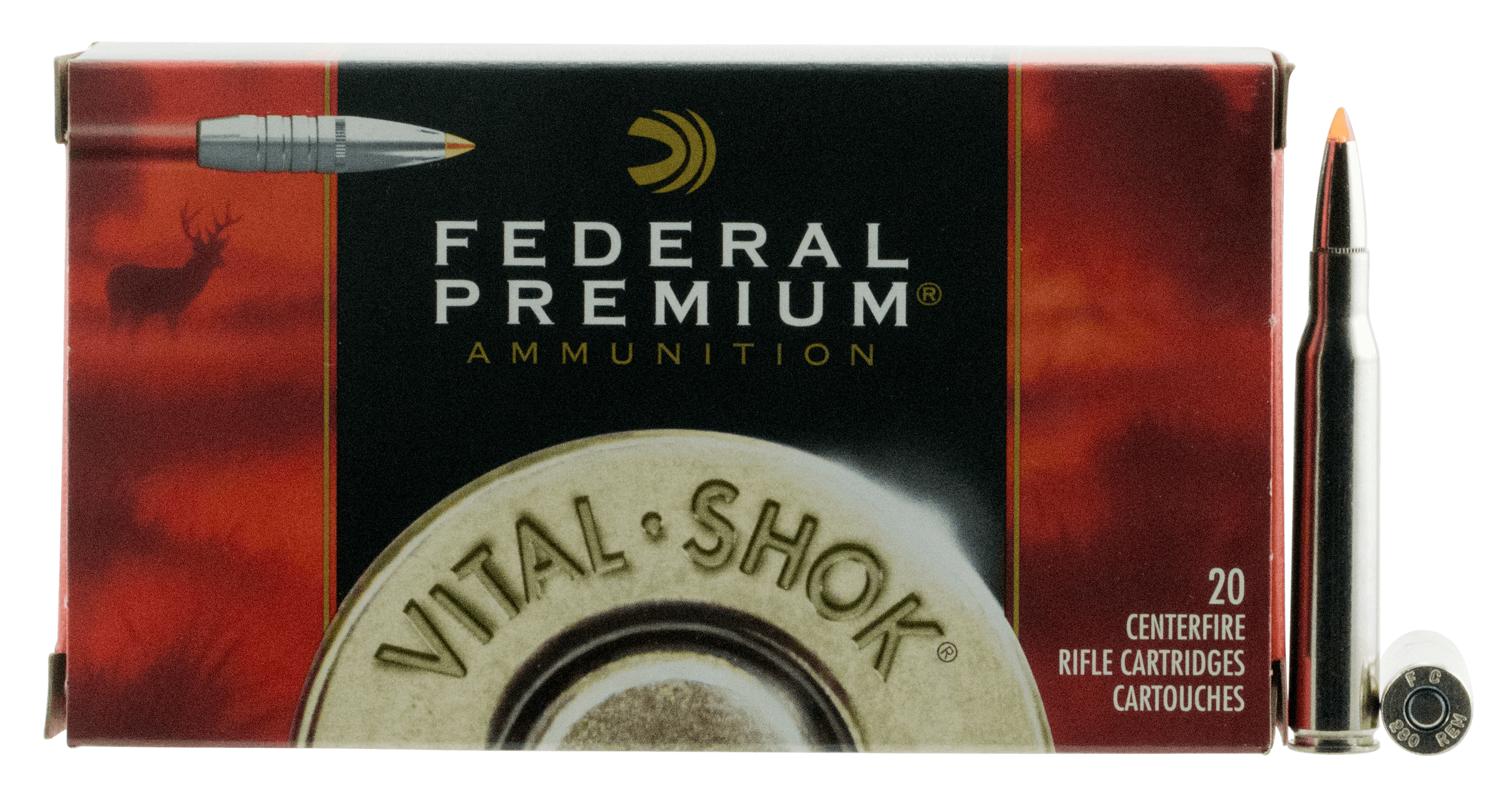 Federal P280TT2 Premium Vital-Shok 280Rem 140gr Trophy Bonded Tip 20rd Box Federal P280TT2 Premium Vital-Shok 280Rem 140gr Trophy Bonded Tip 20rd Box