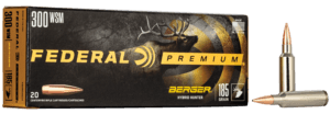 Federal P300WSMBCH1 Premium  300WSM 185gr Berger Hybrid Hunter 20rd Box