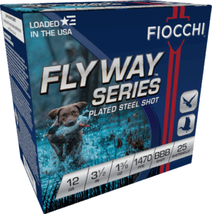Fiocchi 1235ST3B Flyway  12Gauge 3.50″ 1 3/8oz BBBShot 25rd Box