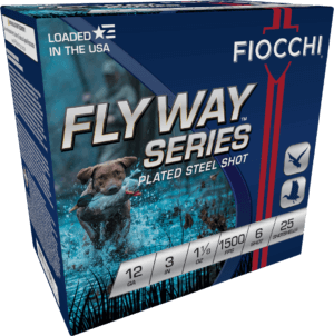 Fiocchi 123ST6 Flyway  12Gauge 3″ 1 1/8oz 6Shot 25rd Box