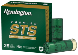 Remington Ammunition 20116 Premier STS  12 Gauge 2.75″ 1 1/8 oz 9 Shot 25rd Box/ 10 Cs