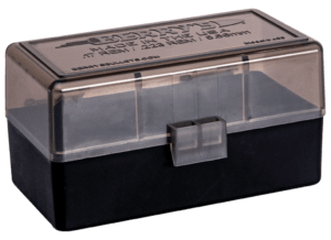 Berry’s 29682 Ammo Box  223 Rem/5.56x45mm NATO Smoke/Black Polypropylene 50rd