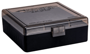 Berry’s 75321 Ammo Box  38 Special/357 Mag Smoke/Black Polypropylene 100rd