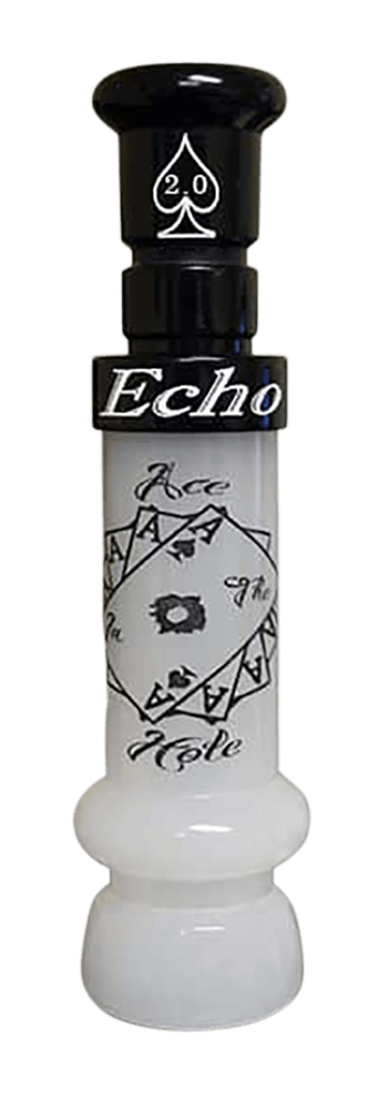 Echo Calls 90023 Ace in The Hole Open Call Single Reed Mallard Sounds Attracts Ducks Black/Pearl Acrylic Echo Calls 90023 Ace in The Hole Open Call Single Reed Mallard Sounds Attracts Ducks Black/Pearl Acrylic