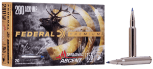 Federal P280A1TA1 Premium Terminal Ascent 280Ackley Improved 155gr 20rd Box Federal P280A1TA1 Premium Terminal Ascent 280Ackley Improved 155gr 20rd Box