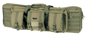 Rukx Gear ATICT36DGG Tactical Double Gun Case 36″ Water Resistant Green 600D Polyester w/ Non-Rust Zippers Reinforced Velcro & Adjustable Back Straps Rukx Gear ATICT36DGG Tactical Double Gun Case 36″ Water Resistant Green 600D Polyester w/ Non-Rust Zippers Reinforced Velcro & Adjustable Back Straps