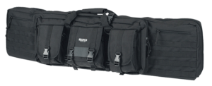 Rukx Gear ATICT42DGB Tactical Double Gun Case 42″ Water Resistant Black 600D Polyester w/ Non-Rust Zippers Reinforced Velcro & Adjustable Back Straps Rukx Gear ATICT42DGB Tactical Double Gun Case 42″ Water Resistant Black 600D Polyester w/ Non-Rust Zippers Reinforced Velcro & Adjustable Back Straps