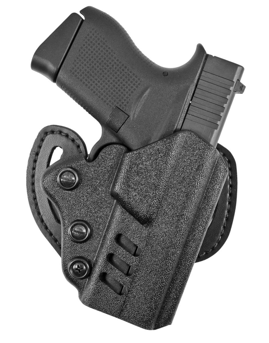 DeSantis Gunhide 042KA8BZ0 Facilitator OWB Black Kydex Belt Slide Fits Glock 43/43X Right Hand