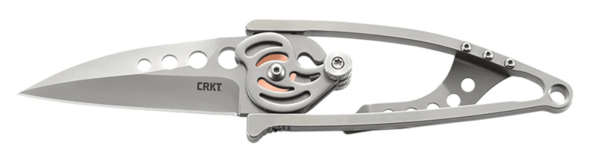CRKT 5102N Snap Lock 2.55″ Folding Drop Point Plain Bead Blasted 420J2 SS Blade/Stainless Steel Handle Features Money Clip Includes Pocket Clip CRKT 5102N Snap Lock 2.55″ Folding Drop Point Plain Bead Blasted 420J2 SS Blade/Stainless Steel Handle Features Money Clip Includes Pocket Clip