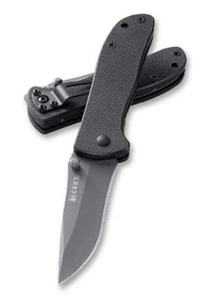 CRKT 6450K Drifter 2.88″ Folding Plain Gray TiCN 8Cr14MoV SS Blade/Black G10 Handle Includes Pocket Clip CRKT 6450K Drifter 2.88″ Folding Plain Gray TiCN 8Cr14MoV SS Blade/Black G10 Handle Includes Pocket Clip