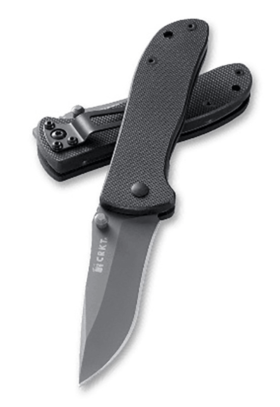 CRKT 6450K Drifter 2.88″ Folding Plain Gray TiCN 8Cr14MoV SS Blade/Black G10 Handle Includes Pocket Clip CRKT 6450K Drifter 2.88″ Folding Plain Gray TiCN 8Cr14MoV SS Blade/Black G10 Handle Includes Pocket Clip