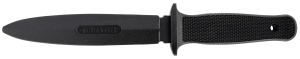 Cold Steel CS92R10D Peace Keeper I Rubber Trainer 7" Fixed Plain Blade Black Santoprene