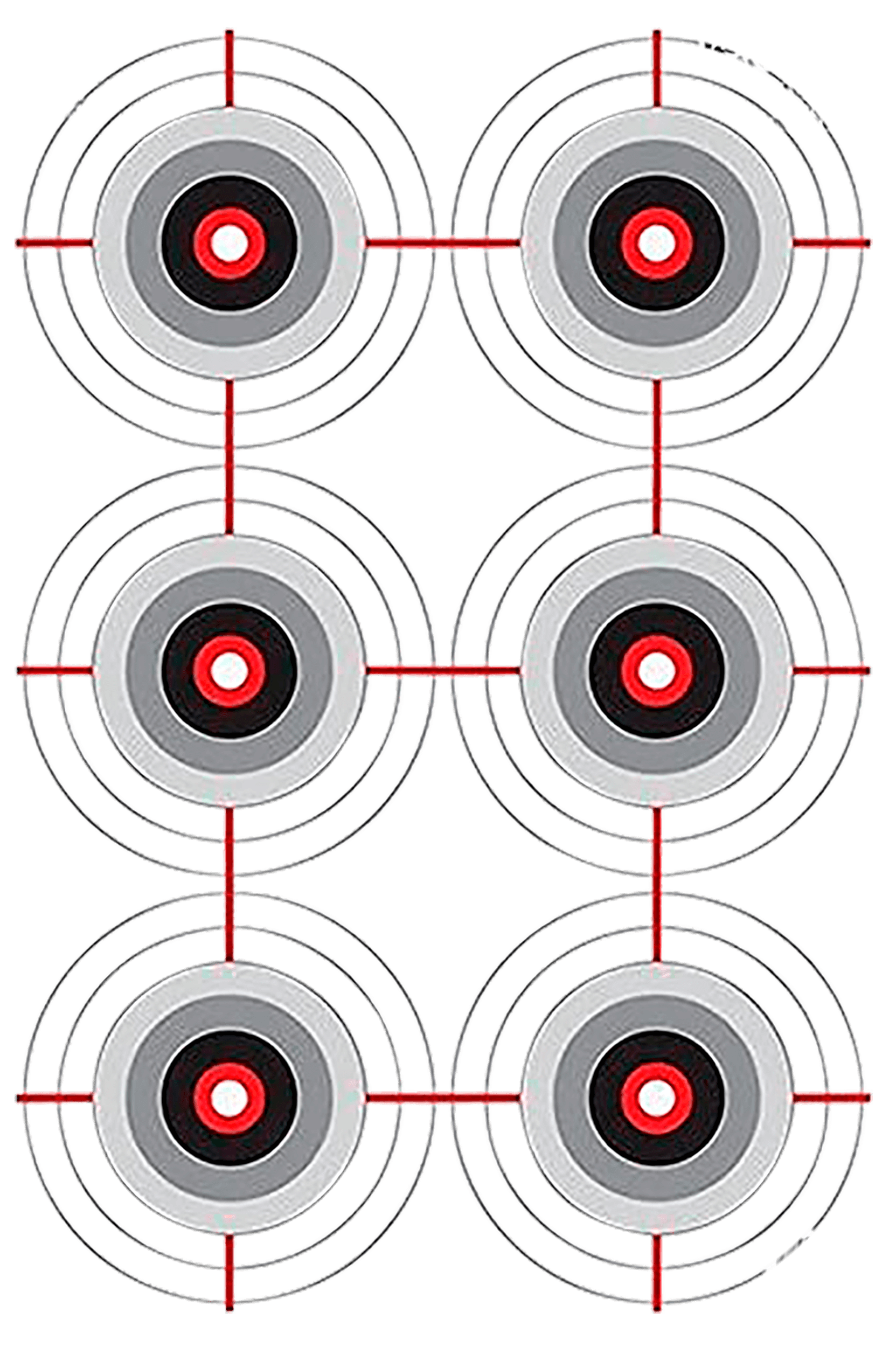 Birchwood Casey 37063 EZE-Scorer Bullseye Paper 12" x 18" Black/White Pkg of 100