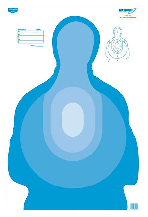 Birchwood Casey 37024 EZE-Scorer  Silhouette Paper Target 23" x 35" 100 Per Pkg