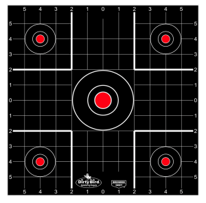 Birchwood Casey 35270 Dirty Bird  Bullseye Tagboard Target 12" 100 Per Pkg