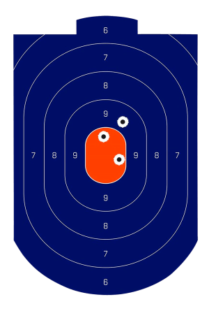 Birchwood Casey 35714 Dirty Bird Silhouette Target Silhouette Tagboard Target 12" x 18" 100 Per Pkg
