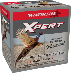 Winchester Ammo WEXP2034 Xpert Pheasant Lead Free High Velocity 20 Gauge 3ā³ 1 oz 4 Shot 25 Per Bx Winchester Ammo WEXP2034 Xpert Pheasant Lead Free High Velocity 20 Gauge 3ā³ 1 oz 4 Shot 25 Per Bx