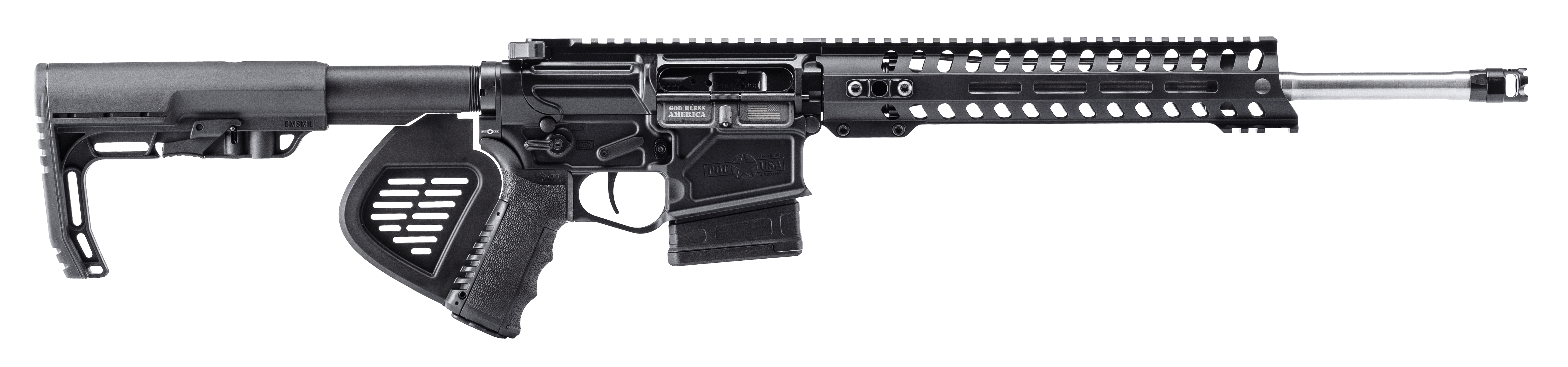 Patriot Ordnance Factory 01736 Rogue Direct Impingement *CA Compliant 6.5 Creedmoor Caliber with 16.50″ Barrel 20+1 Capacity Black Anodized Metal Finish Black 6 Position MFT Stock/Polymer Grip & 11″ M-LOK Handguard Right Hand Patriot Ordnance Factory 01736 Rogue Direct Impingement *CA Compliant 6.5 Creedmoor Caliber with 16.50″ Barrel 20+1 Capacity Black Anodized Metal Finish Black 6 Position MFT Stock/Polymer Grip & 11″ M-LOK Handguard Right Hand
