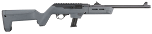 Ruger 19134 PC Carbine *State Compliant GunStuff Exclusive 9mm Luger 10+1 16.10" Matte Black Oxide Fluted Threaded Barrel  Matte Black Oxide Picatinny Rail Aluminum Receiver  Stealth Gray Synthetic Magpul PC Backpacker Stock  Right Hand