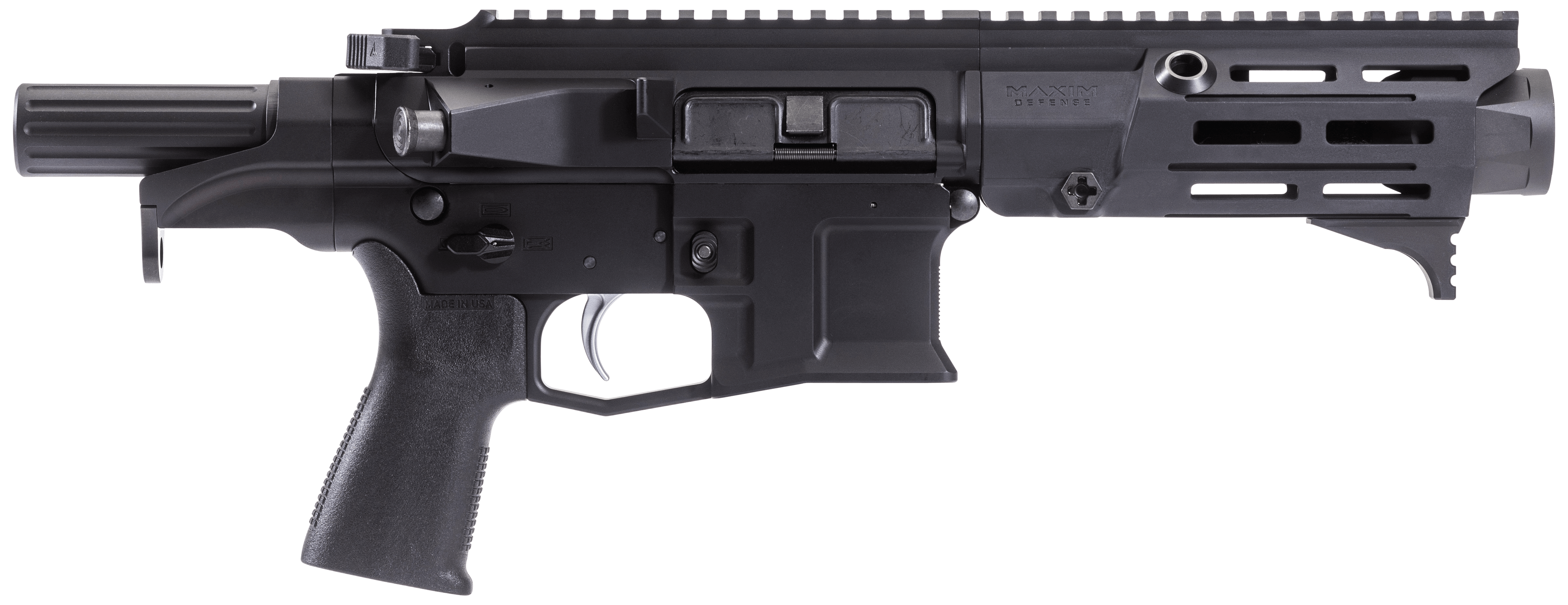 Maxim Defense MXM50803 PDX 505-SPS 5.56x45mm NATO 20+1 5.50″ Barrel Hate Brake Muzzle Booster Under M-Lok Handguard Aluminum Receiver w/Black Finish Black SCW Pistol System Optics Ready Includes 1 20rd Magazine Maxim Defense MXM50803 PDX 505-SPS 5.56x45mm NATO 20+1 5.50″ Barrel Hate Brake Muzzle Booster Under M-Lok Handguard Aluminum Receiver w/Black Finish Black SCW Pistol System Optics Ready Includes 1 20rd Magazine