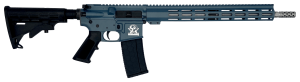 Great Lakes Firearms GL15223SSBLU AR-15 223 Wylde 30+1 16" Stainless Threaded Barrel Blue Titanium Cerakote Picatinny Rail Aluminum Receiver 15.25" M-LOK Handguard Black Synthetic Adjustable Stock Mil-Spec Grip Right Hand