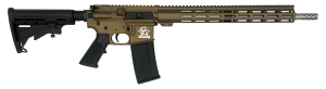 Great Lakes Firearms GL15223SSBRZ AR-15 223 Wylde 30+1 16" Stainless Threaded Barrel Bronze Cerakote Picatinny Rail Aluminum Receiver 15.25" M-LOK Handguard Black Synthetic Adjustable Stock Mil-Spec Grip Right Hand