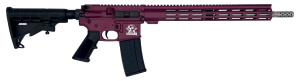 Great Lakes Firearms GL15223SSCHY AR-15 223 Wylde 30+1 16" Stainless Threaded Barrel Black Cherry Cerakote Picatinny Rail Aluminum Receiver 15.25" M-LOK Handguard Black Synthetic Adjustable Stock Mil-Spec Grip Right Hand
