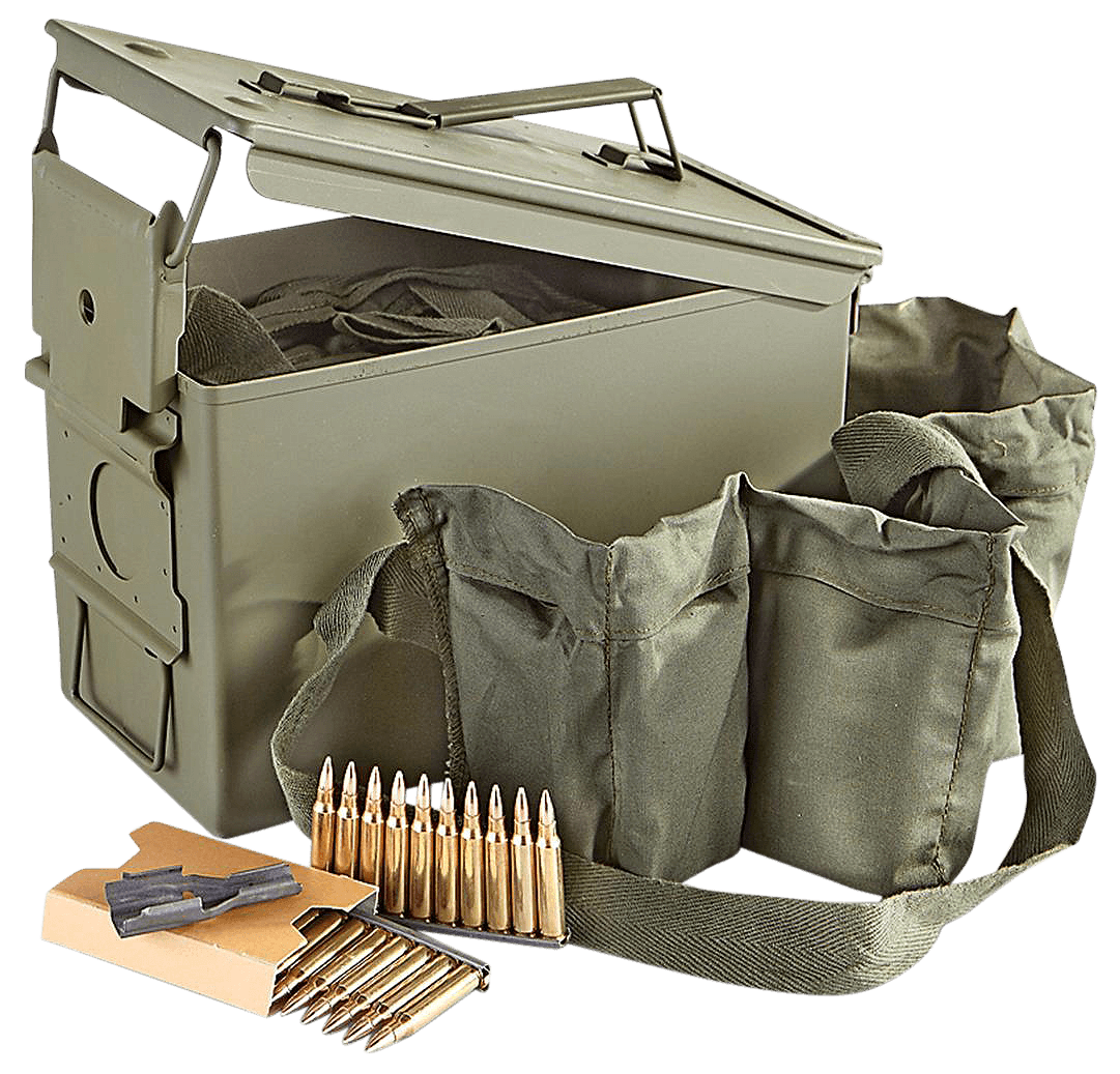 PMC 223AMB Bronze 223 Rem 55 gr Full Metal Jacket 840rd Box *Includes Ammo Can & Bandoleer