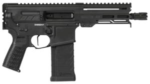 CMMG 54AA847AB Dissent 5.7x28mm 32+1 6.50″ Black Cerakote Rec OEM Grip Picatinny Buffer Adapter Zeroed Drop-In Single Stage Trigger CMMG 54AA847AB Dissent 5.7x28mm 32+1 6.50″ Black Cerakote Rec OEM Grip Picatinny Buffer Adapter Zeroed Drop-In Single Stage Trigger