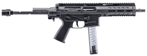 B&T Firearms 500003TB SPC9 9mm Luger 33+1 9.10" Black Tele Brace Adapter Polymer Grip (OEM Mag)