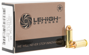 Lehigh Defense LA10115XD Xtreme Defense 10mm Auto 115 gr Lehigh Defense XD FMT 20rd Box Lehigh Defense LA10115XD Xtreme Defense 10mm Auto 115 gr Lehigh Defense XD FMT 20rd Box