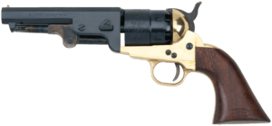 Pietta PF51BR44512 1851 Sheriff 44 Cal 5.50″ 6rd Shot Brass Frame  Blued Cylinder  Blued Octagon Barrel  Walnut Grip