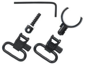 Uncle Mike’s 15922 Magnum Band Swivel Set Quick Detach 115 SG-12 Blued 1″ Loop for Winchester 101/201 12 Gauge O/U Shotgun