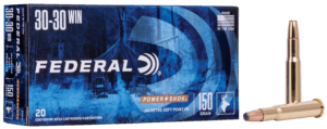 Federal 3030A Power-Shok  30-30Win 150gr Jacketed Soft Point 20rd Box