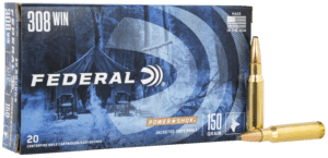 Federal 308A Power-Shok  308Win 150gr Jacketed Soft Point 20rd Box