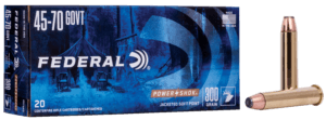 Federal 4570AS Power-Shok  45-70Gov 300gr Jacketed Soft Point 20rd Box
