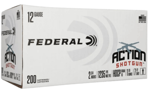 Federal AS12H75 Action Shotgun  12 Gauge 2.75″ 1 1/8 oz 7.5 Shot 200rd Box