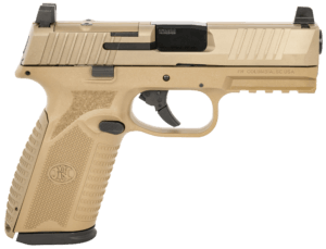 FN 66101382 510 MRD Full Size 10mm Auto 10+1 4.10″ Black Target Crown Steel Barrel Flat Dark Earth PVD Optic Cut/Serrated Steel Slide & Polymer Frame w/Picatinny Rail Ambidextrous FN 66101382 510 MRD Full Size 10mm Auto 10+1 4.10″ Black Target Crown Steel Barrel Flat Dark Earth PVD Optic Cut/Serrated Steel Slide & Polymer Frame w/Picatinny Rail Ambidextrous