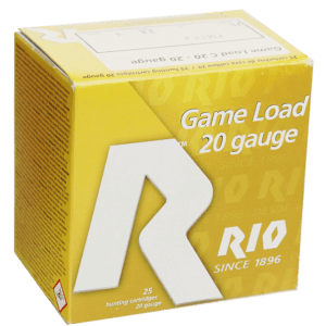 Rio Ammunition RC20MGN6 Game Load 20 Gauge 3″ 1 1/4 oz 6 Shot 25rd Box Rio Ammunition RC20MGN6 Game Load 20 Gauge 3″ 1 1/4 oz 6 Shot 25rd Box