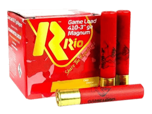 Rio Ammunition RCHV368 Game Load  410 Gauge 3″ 11/16 oz 8 Shot 25rd Box