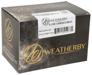 Weatherby BRASS65PCT50 Unprimed Cases  6.5 PRC Rifle Brass/ 50rd Box