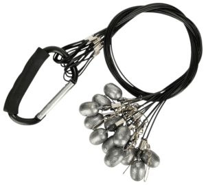 Drake Waterfowl DA9000036004 Texas Rig Package Set 36″ Black Coated Steel Wire 4 oz Lead Weight Metal Cable Crimps Includes Carabiner (12 Pack) Drake Waterfowl DA9000036004 Texas Rig Package Set 36″ Black Coated Steel Wire 4 oz Lead Weight Metal Cable Crimps Includes Carabiner (12 Pack)