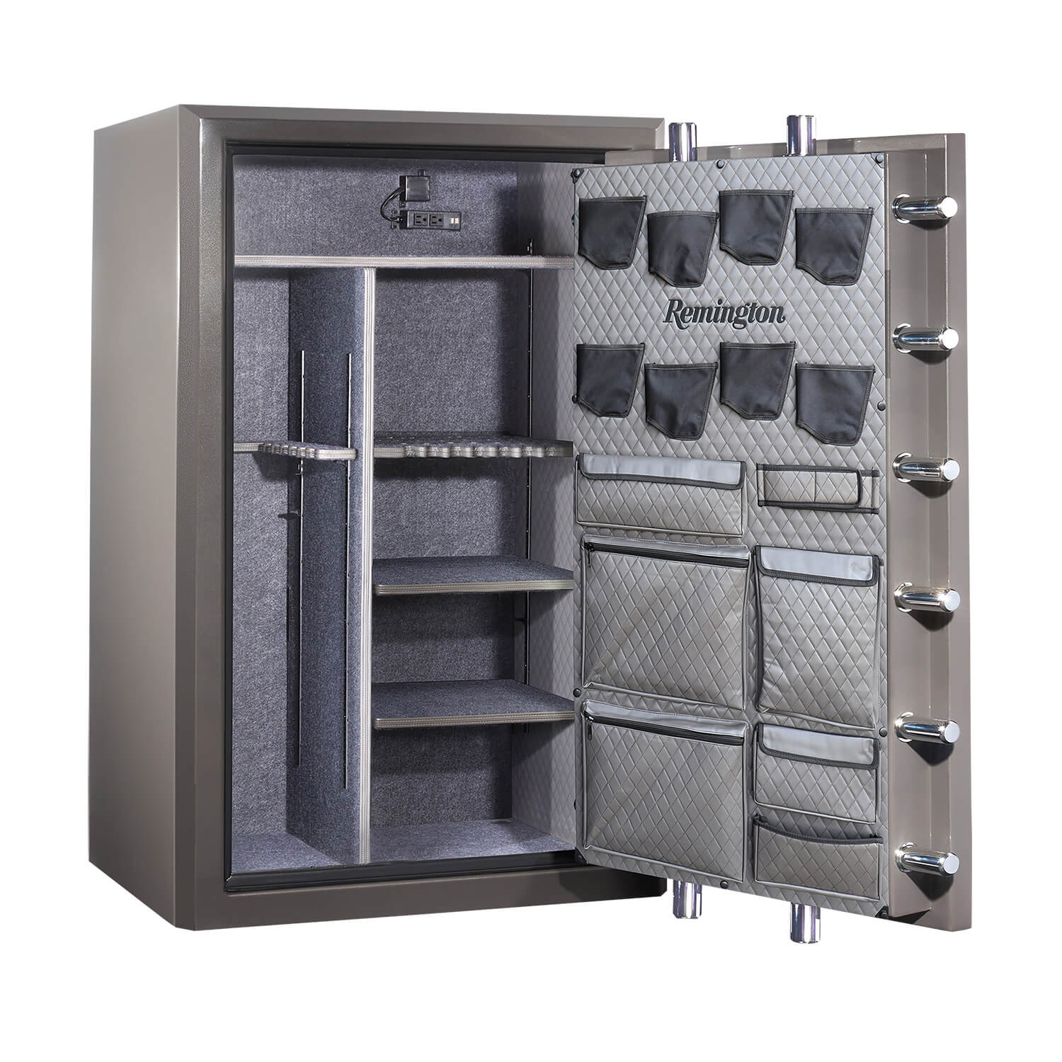 Sports Afield Seltzer Gray-Gloss Metallic Powder Coat Holds 46 + 8 Sports Afield Seltzer Gray-Gloss Metallic Powder Coat Holds 46 + 8