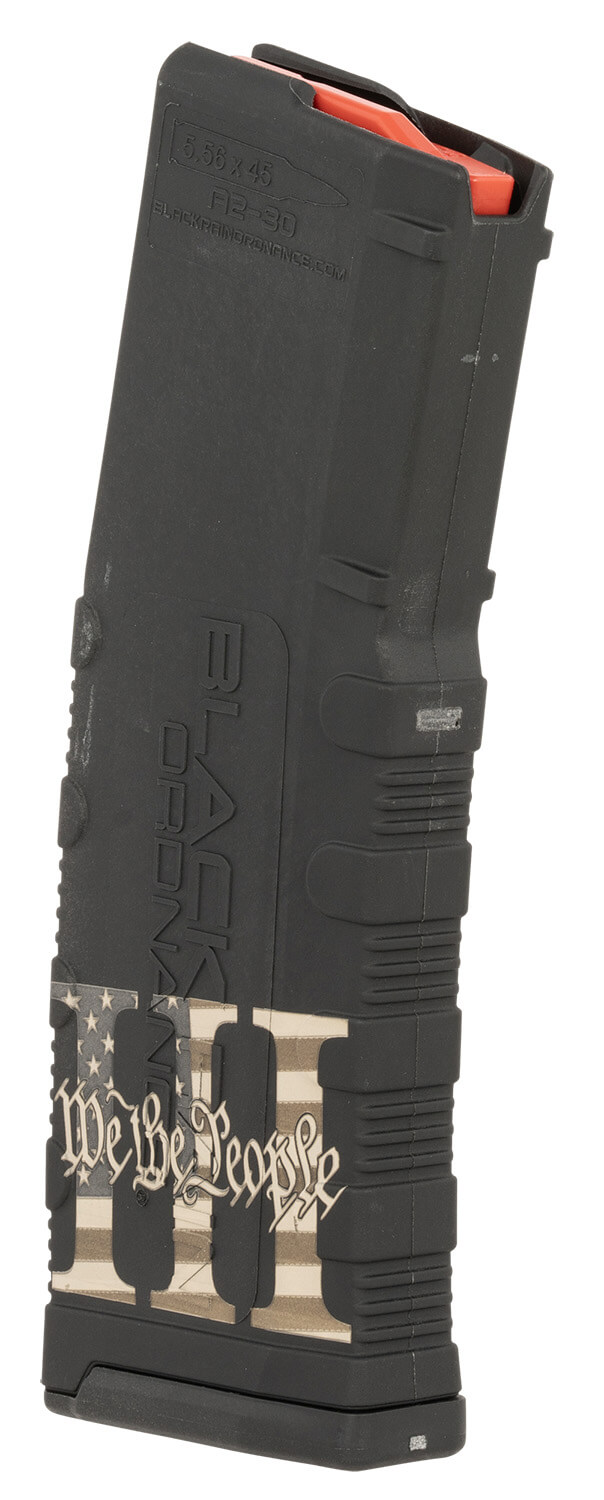 Black Rain Ordnance MAG303PERCENT Magazine 30rd 223 Rem/5.56 NATO We The People Engraving Fits AR-15 Platform Black Rain Ordnance MAG303PERCENT Magazine 30rd 223 Rem/5.56 NATO We The People Engraving Fits AR-15 Platform