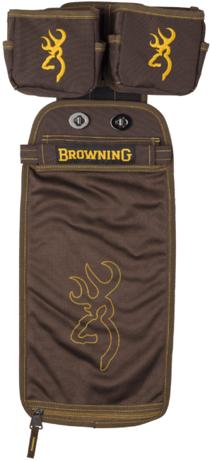 Browning 125188 Comp Series Shell Pouch Brown Water-Resistant Polyester  Shell Pouch & Box Carriers  Molle & Belt Clip