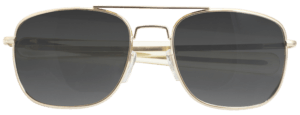 Humvee Adventure Gear HMV52BGOLD Sunglasses  Adult Gray Lens MIL-PRF-31013 Gold Frame