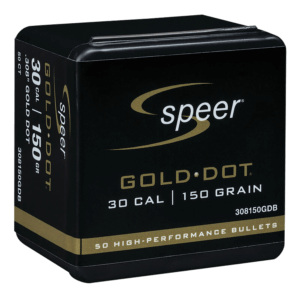 Speer 308150GDB Gold Dot  30 Cal .308 150 gr Soft Point 50rd Box